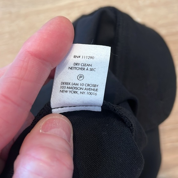 Derek Lam 10 Crosby | FLARE TROUSER Black - Size 2 - Picture 10 of 11